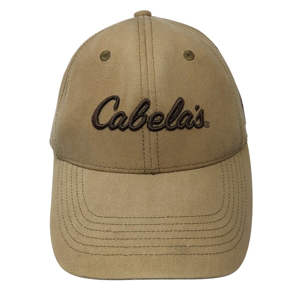 Cabela's Snapback Hat Brown Solid One Size Adjust… - image 1